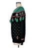 Tipsy Elves 100% Acrylic Black Pullover Sweater Size M - photo 5