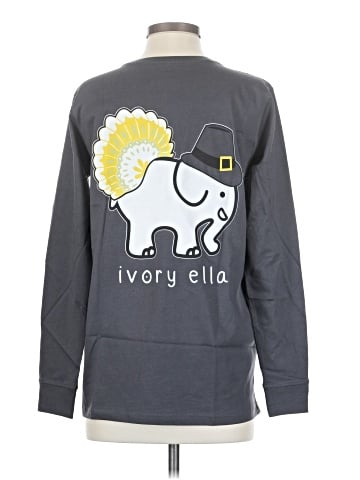 Ivory Ella Long Sleeve T-Shirt (view 2)