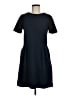 Madewell Solid Blue Casual Dress Size 8 - photo 1