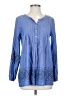 Calypso St. Barth Blue Long Sleeve Blouse Size XS - photo 1