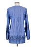 Calypso St. Barth Blue Long Sleeve Blouse Size XS - photo 2