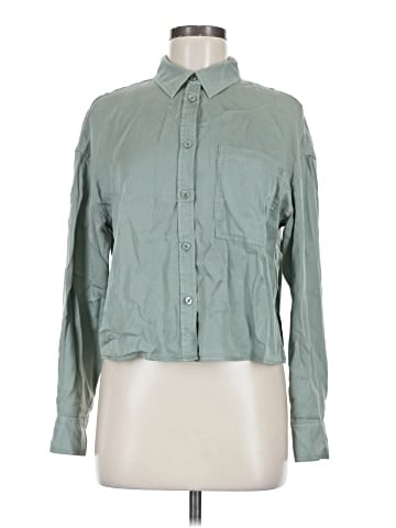 CALVIN KLEIN JEANS Long Sleeve Button-Down Shirt (view 1)