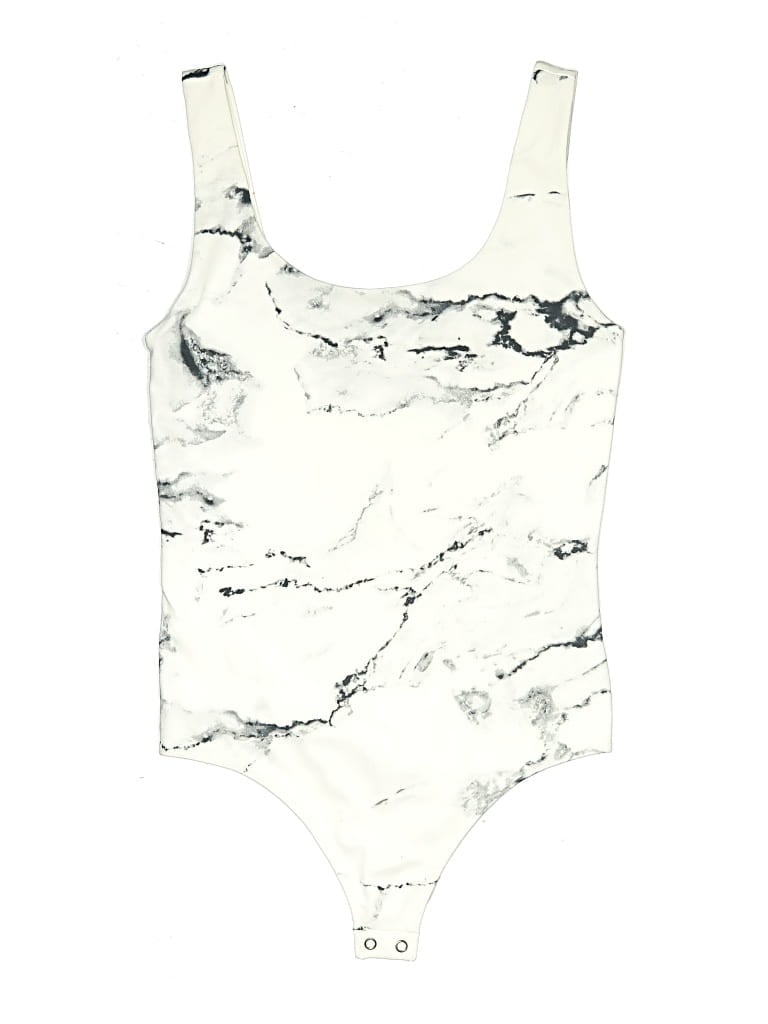 Pre-owned Express Bodysuit In White