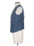 Zara Blue Sleeveless Button-Down Shirt Size XS - photo 5