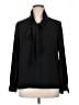Assorted Brands Black Long Sleeve Blouse Size XL (estimated) - photo 1
