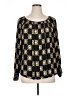 Alfani Black Long Sleeve Blouse Size 16 - photo 1