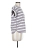 Cupio Stripes Gray Short Sleeve Top Size S - photo 4