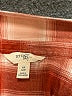 Terra & Sky Plaid Orange 3/4 Sleeve Button-Down Shirt Size 0X - photo 7