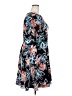 ELOQUII Print Black Casual Dress Size 18 - photo 4