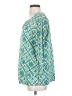 Lands' End 100% Cotton Teal 3/4 Sleeve Blouse Size 4 - photo 5