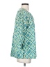 Lands' End 100% Cotton Teal 3/4 Sleeve Blouse Size 4 - photo 4