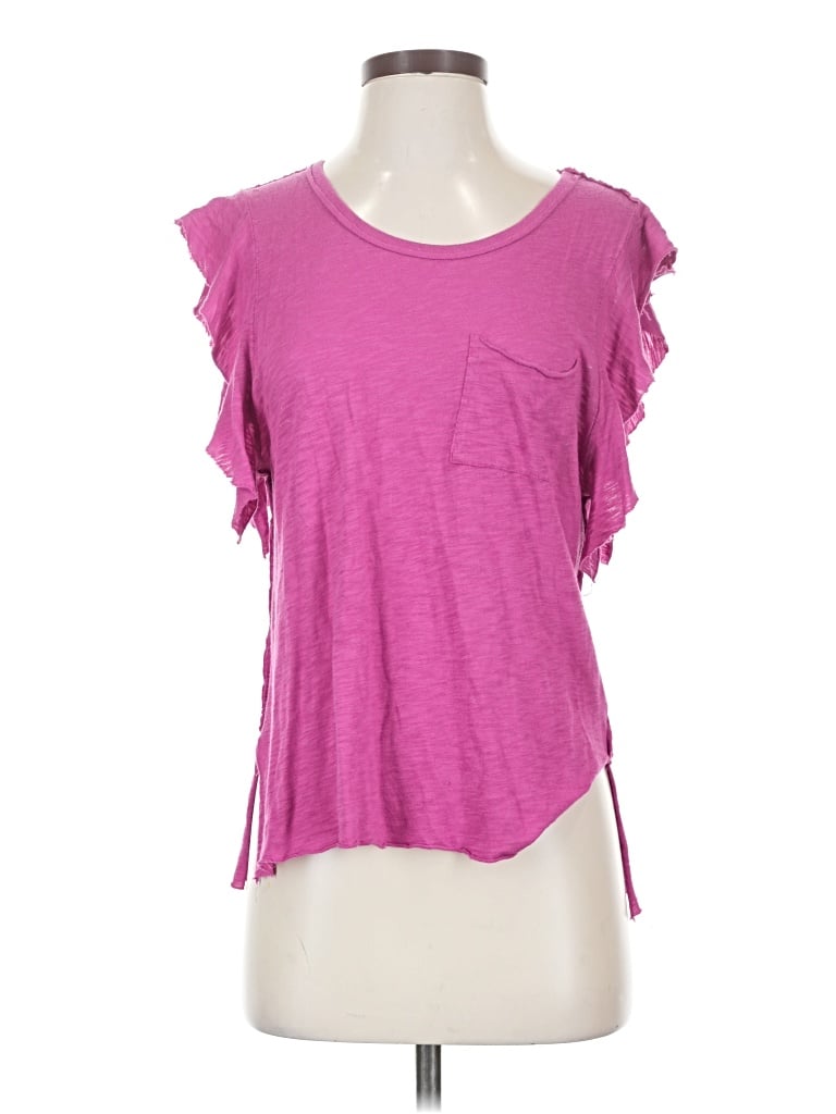 Pre-owned We The Free Short Sleeve T-shirt In Pink