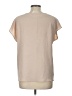 Unbranded 100% Polyester Tan Short Sleeve Blouse Size L - photo 2