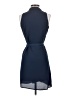 Freeway Solid Blue Casual Dress Size XS - photo 2