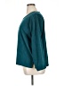 Oscar De La Renta 100% Polyester Solid Teal Pullover Sweater Size XL - photo 5