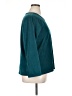 Oscar De La Renta 100% Polyester Solid Teal Pullover Sweater Size XL - photo 4