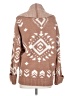 VICI 100% Polyester Brown Tan Cardigan Size S - photo 2