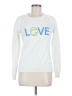 Pink Pineapple White Pullover Sweater Size S - photo 1