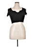 Unbranded Black Short Sleeve Top Size XL - photo 1