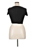 Unbranded Black Short Sleeve Top Size XL - photo 2