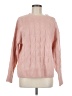 DAZY 100% Polyester Solid Pink Pullover Sweater Size M - photo 1