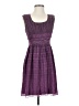 Studio M Chevron-herringbone Purple Casual Dress Size XS - photo 1