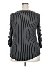 Jennifer Lopez Stripes Black 3/4 Sleeve Top Size XXL - photo 2