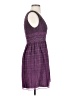 Studio M Chevron-herringbone Purple Casual Dress Size XS - photo 4