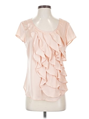 New York & Company Short Sleeve Blouse (view 1)