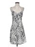 Timing 100% Polyester Animal Print Silver Cocktail Dress Size S - photo 1
