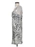 Timing 100% Polyester Animal Print Silver Cocktail Dress Size S - photo 5