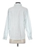 DAZY Stripes White Long Sleeve Blouse Size S - photo 2