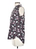 CAbi Floral Gray Sleeveless Button-Down Shirt Size XS - photo 5