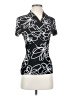 DKNY Black Short Sleeve Blouse Size XS - photo 1