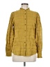 FRNCH Yellow Long Sleeve Blouse Size M - photo 1
