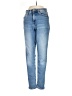 Banana Republic Solid Blue Jeans Size 2 - photo 1