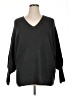 Unbranded 100% Acrylic Black Pullover Sweater Size 1X - photo 1