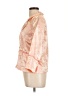 Robert Louis Print Orange Silk Blazer Size L - photo 5