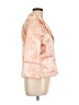 Robert Louis Print Orange Silk Blazer Size L - photo 4