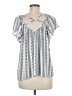 Torrid White Short Sleeve Blouse Size Med Plus (00) - photo 2