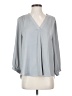 Vince Camuto Gray Long Sleeve Blouse Size P (estimated, petite) - photo 1