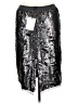 Who What Wear 100% Polyester Silver Formal Skirt Size L - photo 2