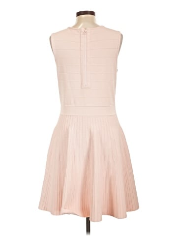Pink Tartan Casual Dress (view 2)
