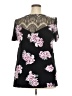 Torrid Black Short Sleeve Blouse Size 2X Plus (2) - photo 2