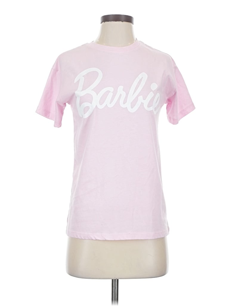 Pre-owned Barbie Short Sleeve T-shirt In Pink