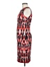 Calvin Klein Graphic Red Cocktail Dress Size 6 - photo 5