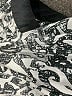 Chico's 100% Cotton Floral Black Silver 3/4 Sleeve Blouse Size Lg (2) - photo 8