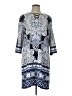 Studio One Paisley Blue Casual Dress Size L - photo 1