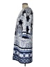 Studio One Paisley Blue Casual Dress Size L - photo 5