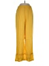 CW Classics 100% Rayon Yellow Casual Pants Size L - photo 1